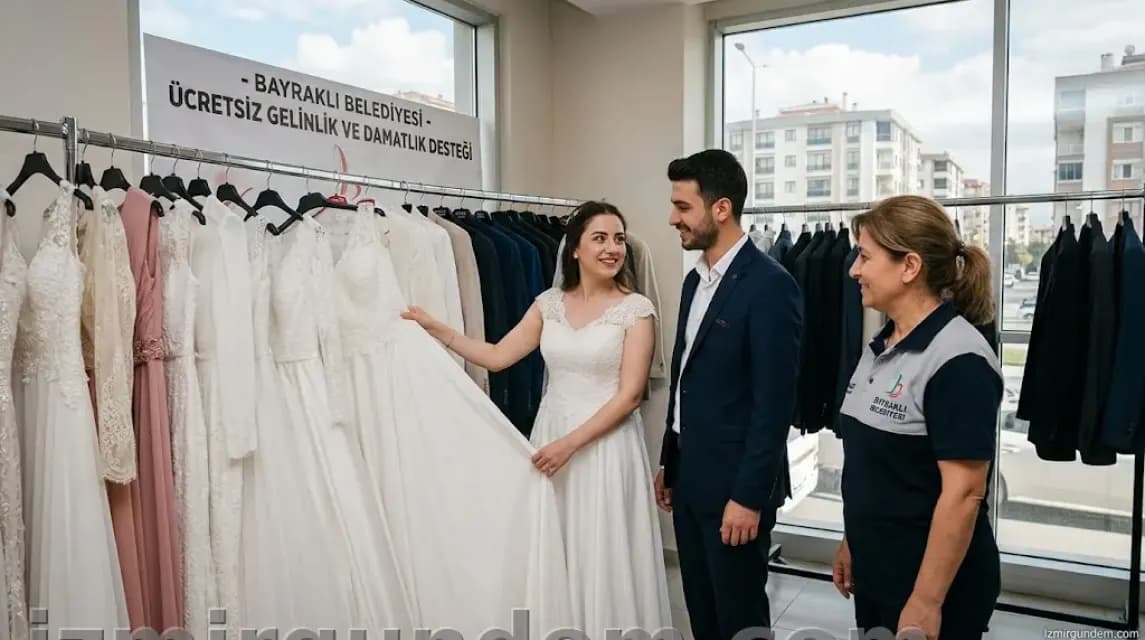 Bayraklı Belediyesi’nden Çiftlere Destek: Gelinlik ve Damatlık Evi Hayata Geçti
