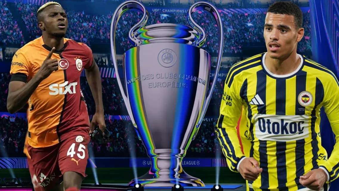 Galatasaray ve Fenerbahçe'nin Devler Ligi Fikstürü Açıklandı