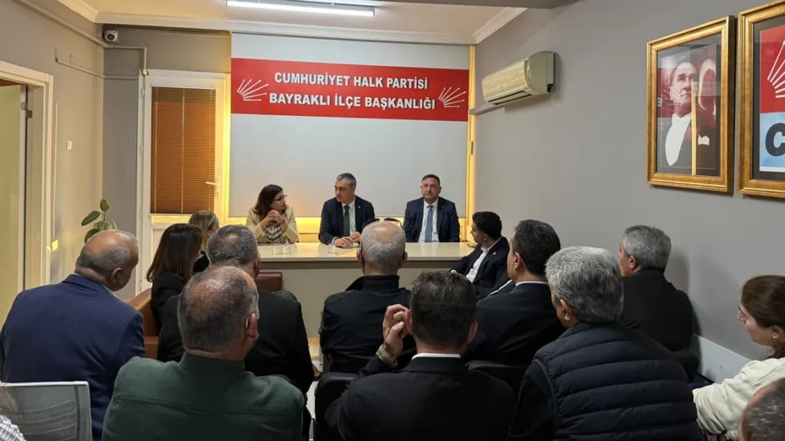 CHP Sözcüsü Müslim Sarı’dan Bayraklı İlçe Başkanı Didem Gültekin’e Ziyaret