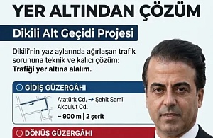 Mimar Erkut Tamay’dan Dikili İçin Dev Trafik Projesi: 1,8 Kilometrelik Alt Geçit Önerisi!
