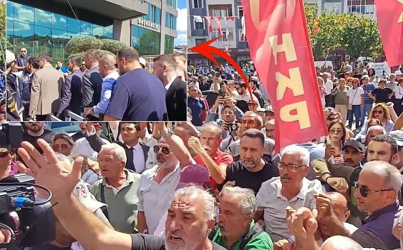 Üsküdar'da Gergin Dakikalar! Seçim Bitti, AK Partililer Belediye Binasına Koştu