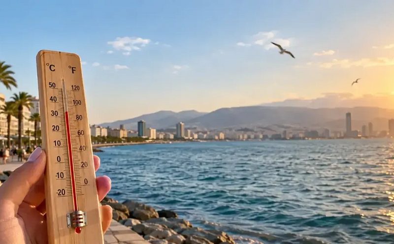 İzmir’de Sıcaklıklar Kademeli Düşecek: Nem Hafta Sonuna Doğru Artıyor