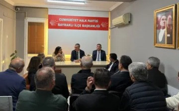 CHP Sözcüsü Müslim Sarı’dan Bayraklı İlçe Başkanı Didem Gültekin’e Ziyaret