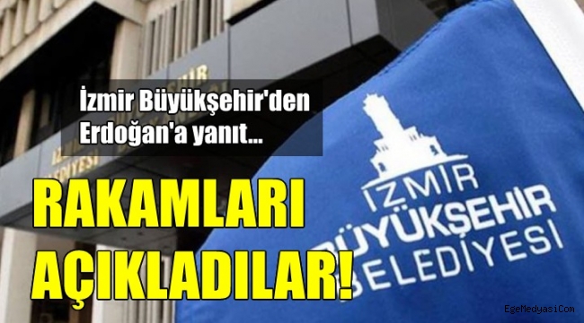 İzmir Büyükşehir'den Erdoğan'a yanıt!