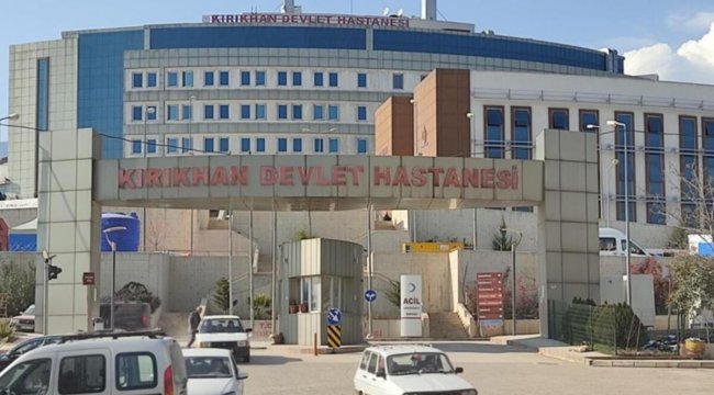 Hatay Kırıkhan'da hastane tahliye edildi