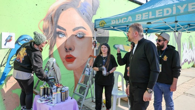 Buca'da Grafiti Şenliği ile sokak sanatı coştu!