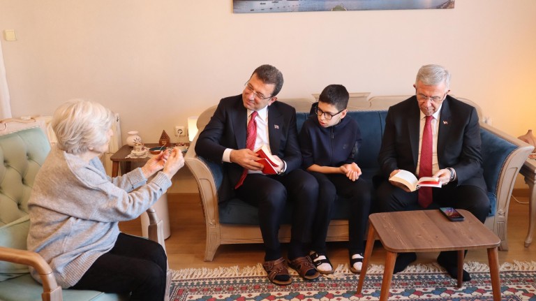  Yavaş ve İmamoğlu'ndan Gönül Özdağ'a ziyaret