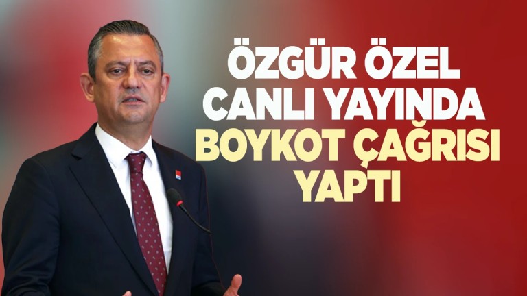 Özgür Özel'den Medya Boykotu Çağrısı: Saraçhane'yi Görmezden Gelenlere
