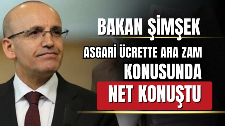 Bakan Şimşek'ten Kritik Açıklama