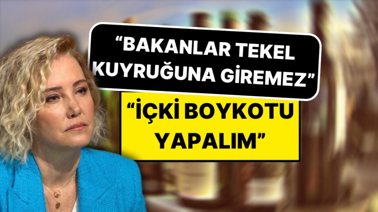 Berna Laçin'den Alkollü İçecek Boykotu Çağrısı