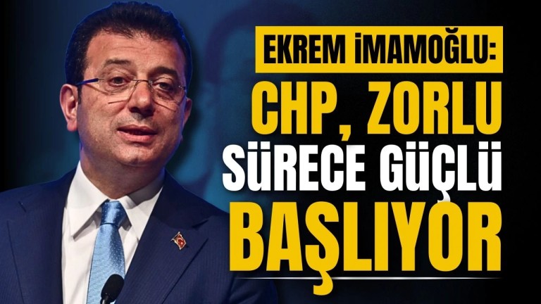 İmamoğlu'ndan Kurultay Mesajı: Özel'i Tebrik Etti, "Yolumuz Açık Olsun"