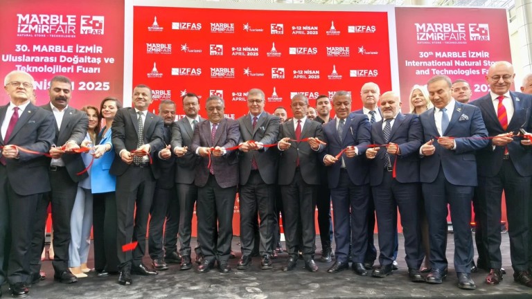30. Marble İzmir Fuarı Kapılarını Açtı: Doğaltaş Sektörünün Kalbi İzmir'de Attı