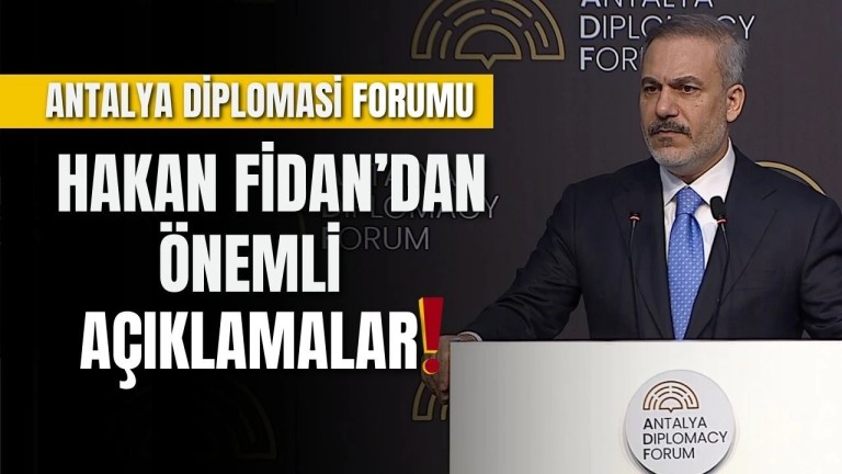 ADF'de Fidan'dan Kritik Açıklamalar