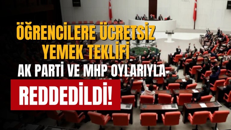 Öğrenciye Ücretsiz Yemek: Gökçek'ten İktidara Çağrı "Sözünüzü Tutun!"