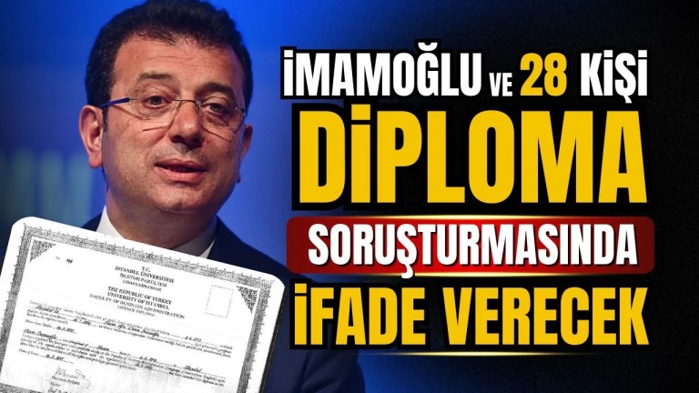 İmamoğlu Diploma İddiaları: İfadeye Çağrıldı