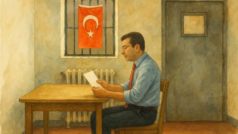 İmamoğlu'ndan Cezaevinden Bayrak Çağrısı: Milli Egemenlik Her Yerde! 
