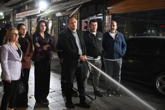  Bornova Çarşısı Tarihi Dokusu Temizlendi