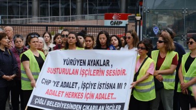 Çiğli Belediyesi İşten Çıkarmaları Ankara'da: Kadın İşçiler Hakkını Arıyor