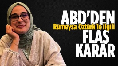 ABD'de Filistin Destekçisi Öğrenci Rümeysa Öztürk Serbest Bırakıldı 