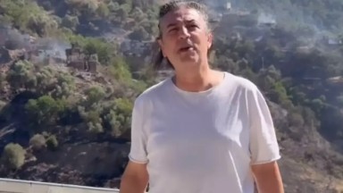 Çelik'ten Örnek Davranış: Klip Yayınını Erteleyip Orman Yangınlarına Koştu