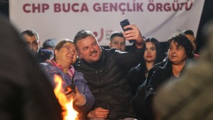 GörkemDuman Buca örgütüyle nöbette