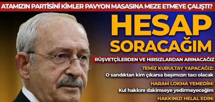 Kılıçdaroğlu'ndan Tarihi Kürsü Konuşması: "Beni Affedin, Gafilleri Koynumda Besledim"