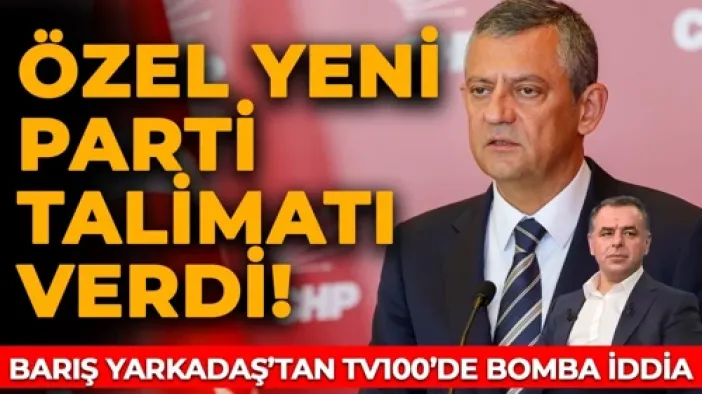 Yarkadaş'tan tv100 yayınında bomba iddia: "Özel ve ekibi yeni parti için çalışmalara başladı"