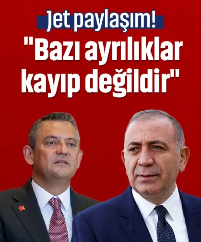 Gürsel Tekin'den Özgür Özel'e Sert Yanıt! "Bazen Sadece Yük Hafifler"