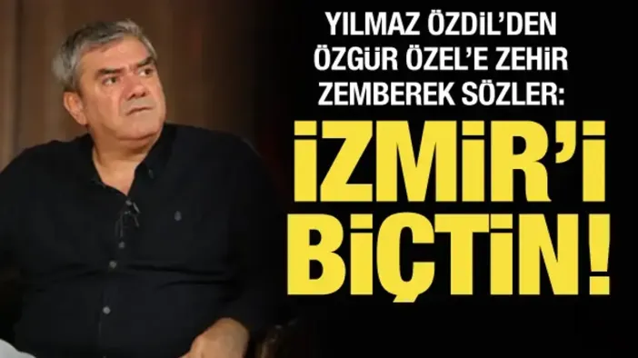 Yılmaz Özdil'den İzmir Uyarısı: 1994'teki Gibi Oylar Bölünürse Tehlike Var