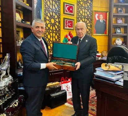 MHP İzmir İl Başkanı Veysel Şahin'den Devlet Bahçeli'ye Ziyaret!