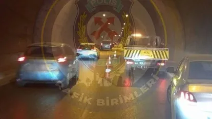 Konak Tünelleri’nde Kaza: Mustafa Kemal Sahil Bulvarı İstikametine Dikkat