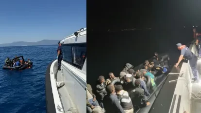 İzmir ve Aydın Açıklarında Toplam 89 Düzensiz Göçmen Kurtarıldı