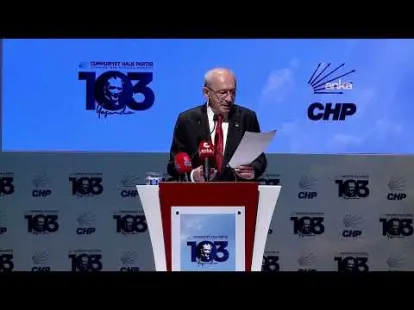 CHP'den “Geçmişin Değerlendirilmesi ve Gelecek Vizyonunun Tespiti” Toplantısı: Kılıçdaroğlu Konuşuyor