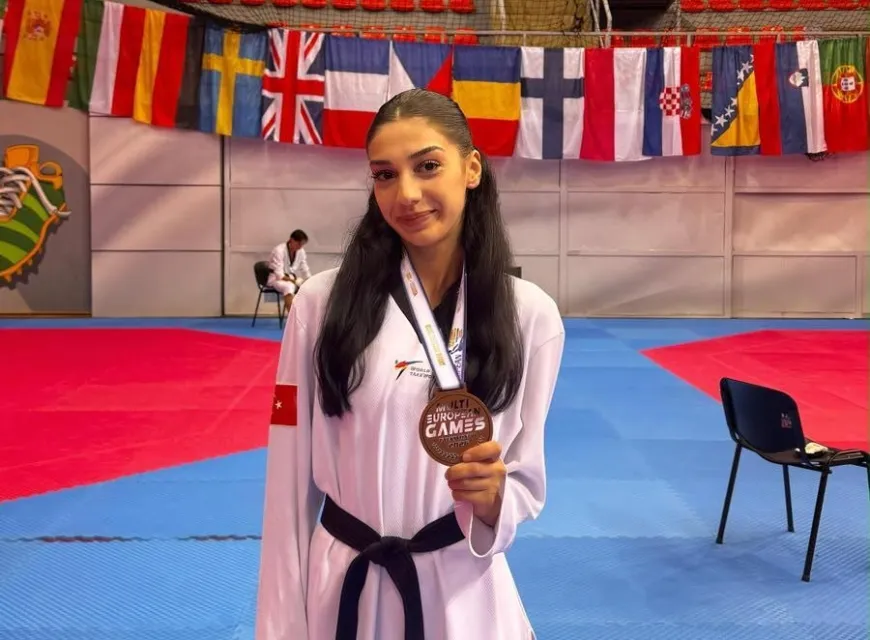 İzmirli Tekvandoculardan Avrupa’da Üç Madalya: İki Altın, Bir Bronz