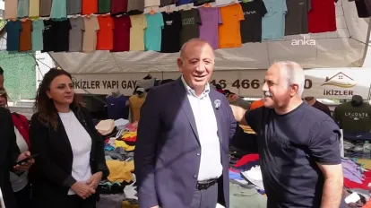 Gürsel Tekin'den Pazar Ziyareti: "Bu Sene En Büyük Şampiyon Soğan"