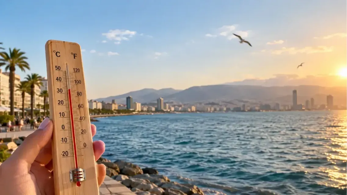 İzmir’de Sıcaklıklar Kademeli Düşecek: Nem Hafta Sonuna Doğru Artıyor