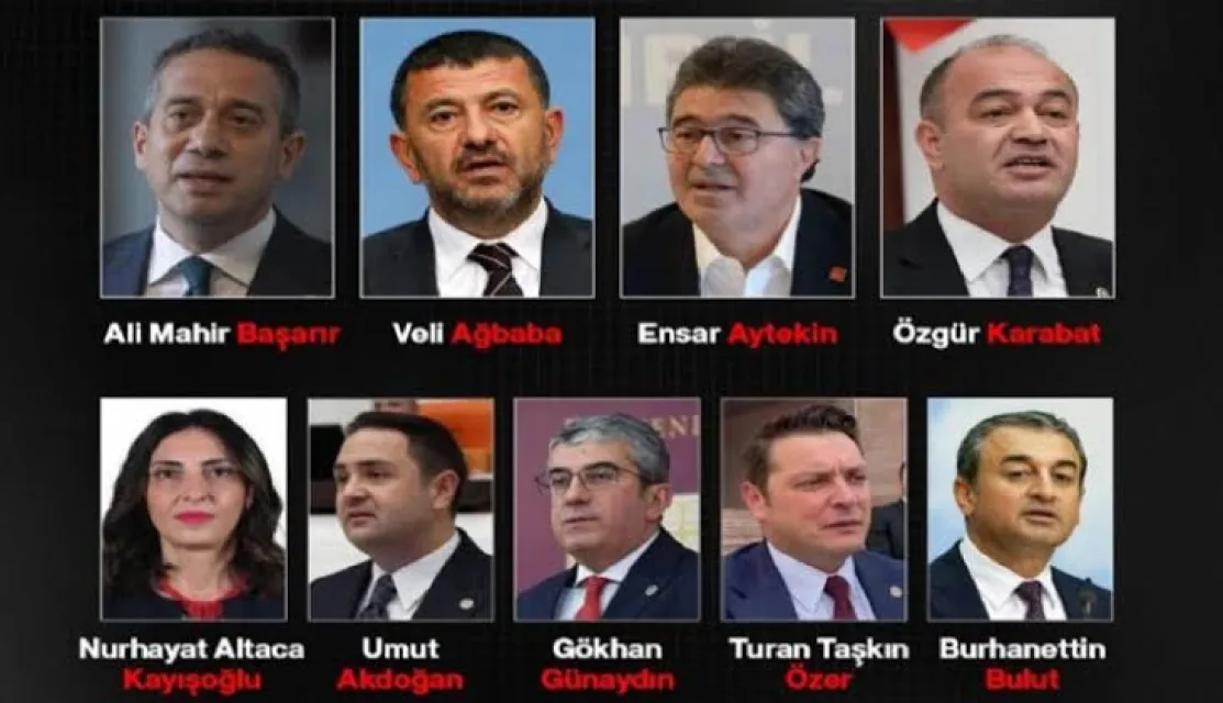 CHP Yüksek Disiplin Kurulu'ndan İhraç ve Dosya Düşürme Kararları