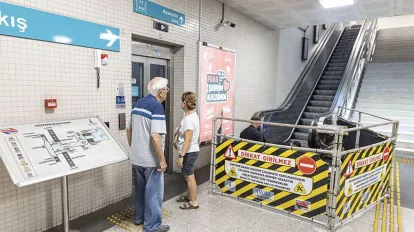 İzmir Metro’nun Yürüyen Merdiven ve Asansörlerine Yakın Takip