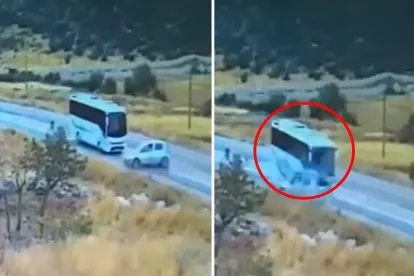 Gaziantep'te 7 Kişinin Öldüğü Feci Kazanın Güvenlik Kamerası Görüntüleri Ortaya Çıktı