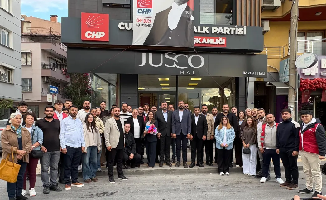CHP Gençlik Kolları Heyetinden İzmir ve Buca İlçe Başkanlıklarına Çalışma Ziyareti