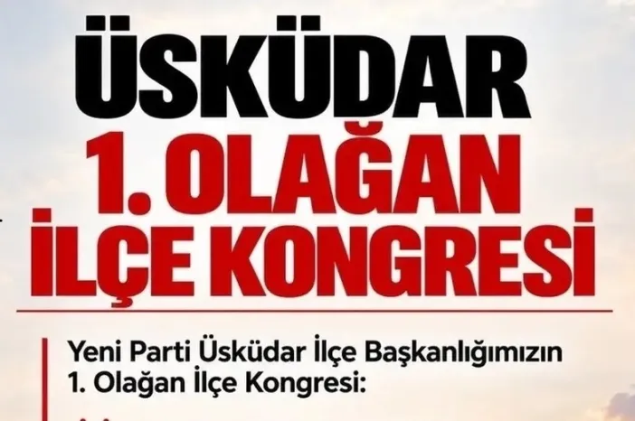YENİ Parti Üsküdar İlçe Kongresi'nde Skandal İfadeler ve Düşük Katılım Şoku