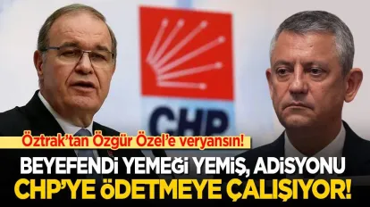 Faik Öztrak’tan Özgür Özel’e: Beyefendi Yemeği Yemiş, Adisyonu CHP’ye Ödetmeye Çalışıyor!