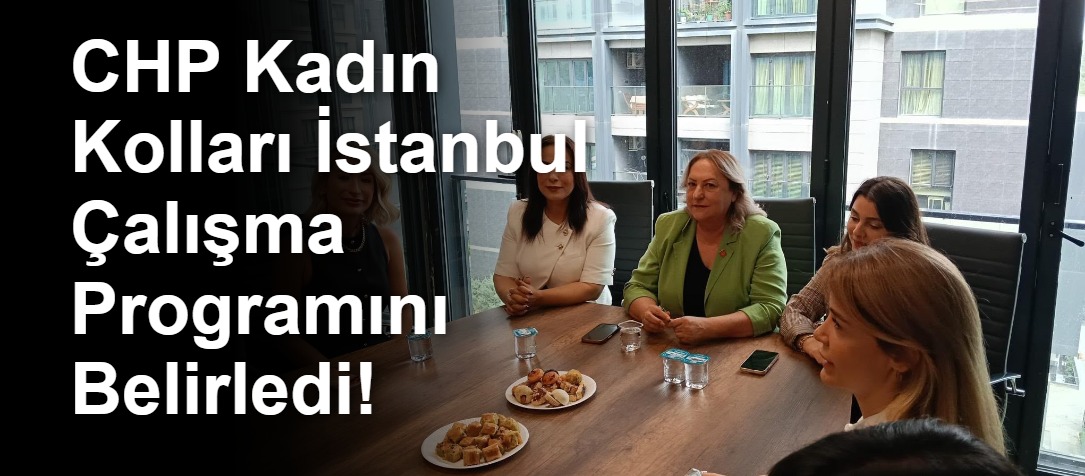 CHP Kadın Kolları İstanbul Çalışma Programını Belirledi!