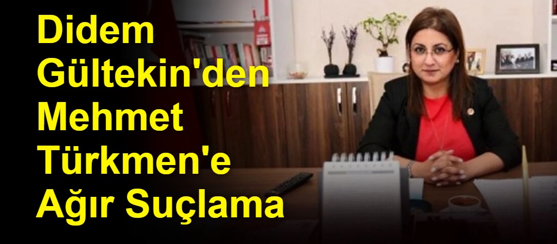 Didem Gültekin'den Mehmet Türkmen'e Ağır Suçlama